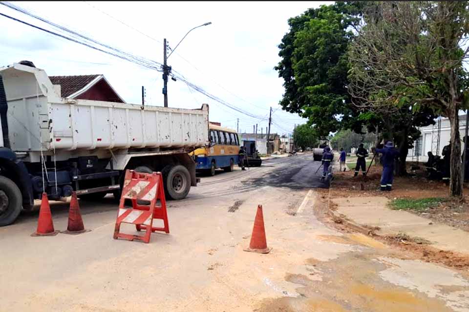 Semosp intensifica operação tapa-buracos no Jardim dos Migrantes