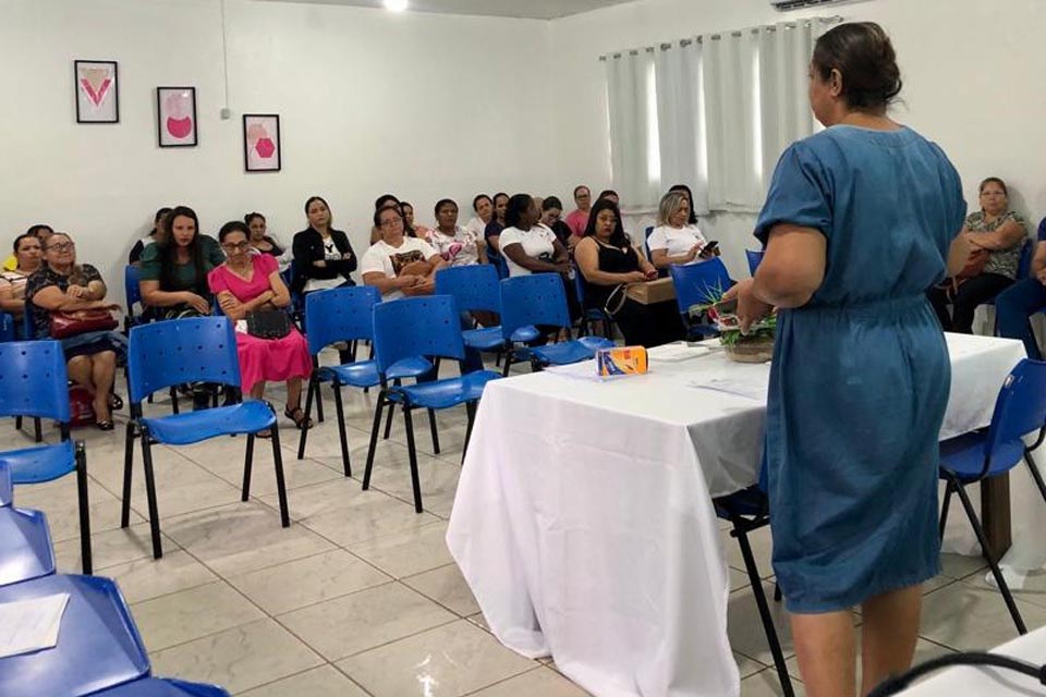 Prefeitura realiza capacitação para merendeiras; programação foi dividida em duas etapas