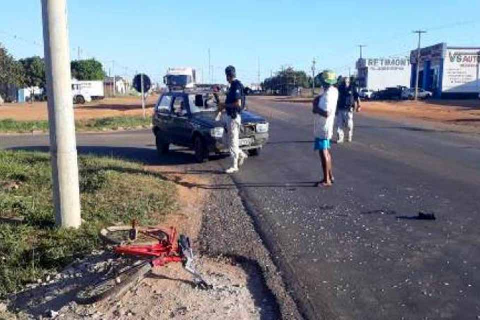 Motorista foge após atropelar ciclista na BR-174 em Vilhena