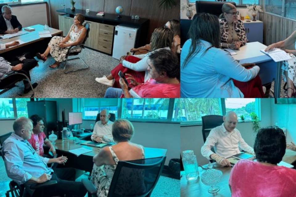 SINTERO realiza reuniões com setores do Governo do Estado para tratar pautas da educação estadual