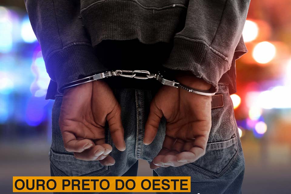 PM prende homem com mandado de prisão em aberto em Ouro Preto do Oeste