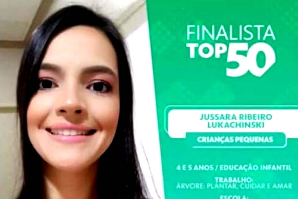 Professora está entre os 50 finalistas da 24ª edição do prêmio Educador Nota 10