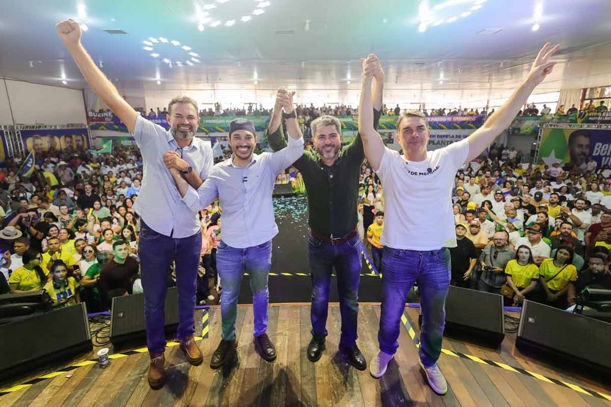 Flávio lança Marcos Rogério ao governo; Máximo e Bruno Scheid entram na disputa ao Senado; e PL vira maior bancada na Alero