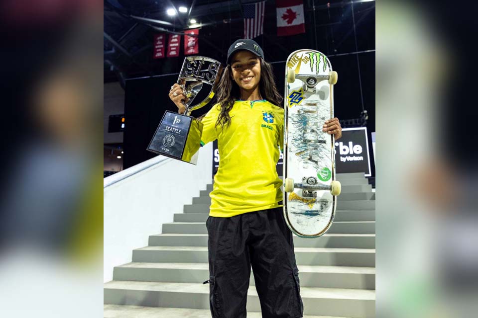 Rayssa Leal conquista etapa de Seatle da Liga Mundial de street