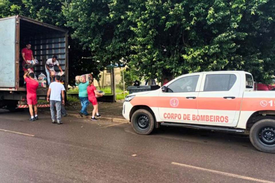 Governo do Estado presta assistência às famílias vítimas das chuvas intensas em Cacoal