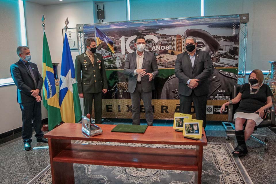 Governador Marcos Rocha diz que Jorge Teixeira desenvolveu ações importantes para o Estado de Rondônia e para o Exército Brasileiro