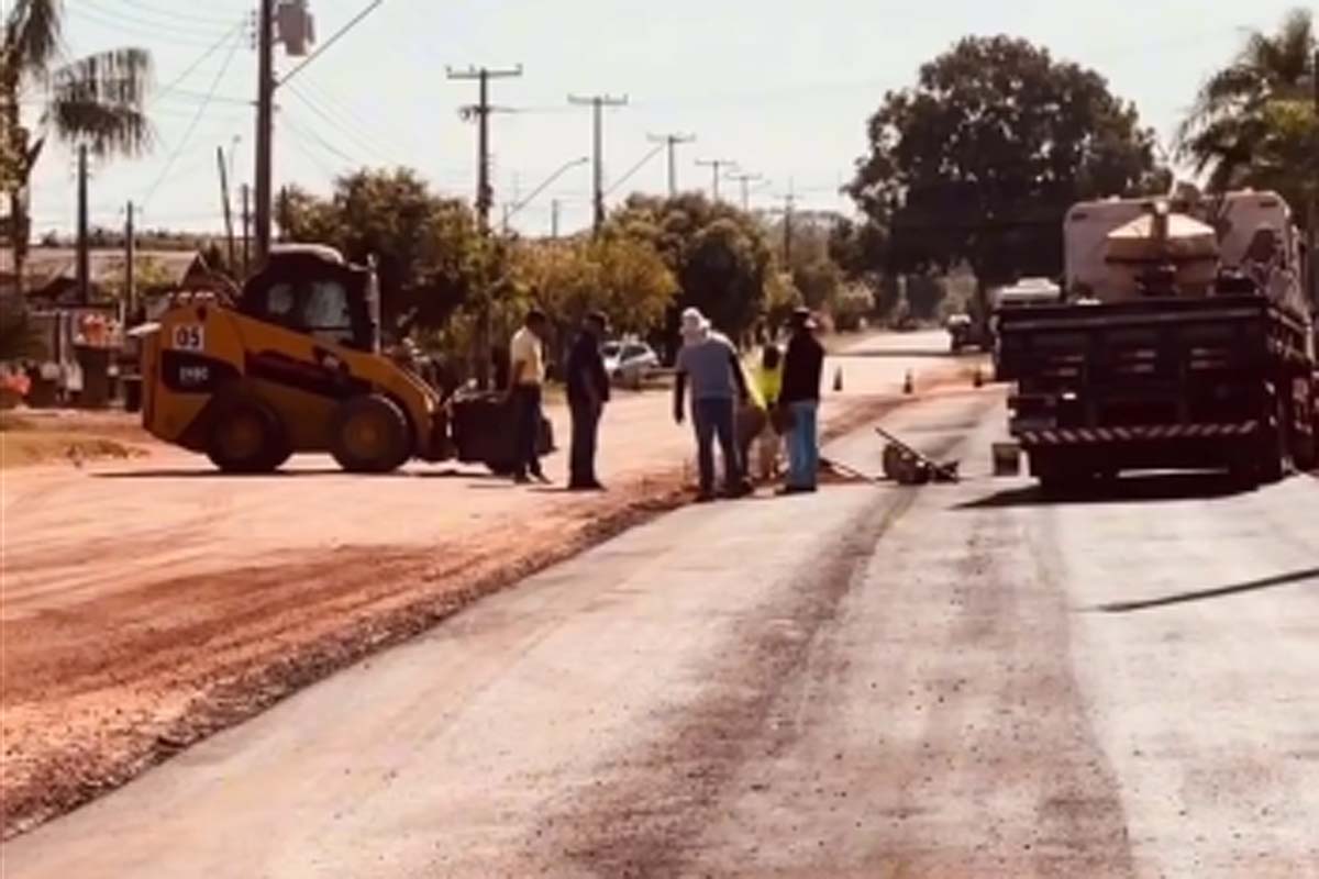 Prefeitura avança com obras no pátio do terminal rodoviário do município