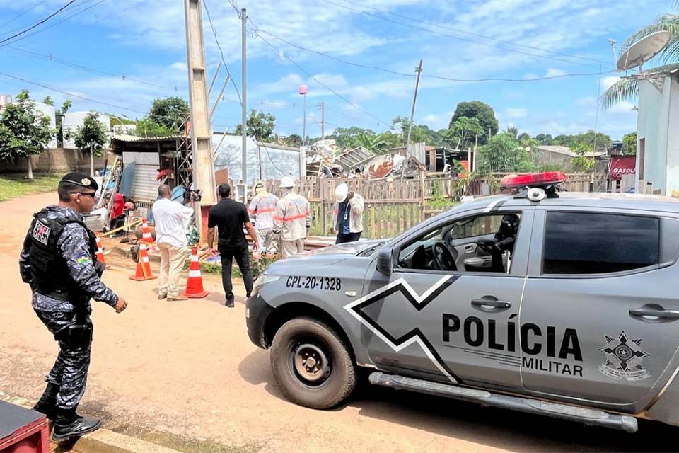 Seis pessoas são presas por furto de energia e receptação de fios durante Operação