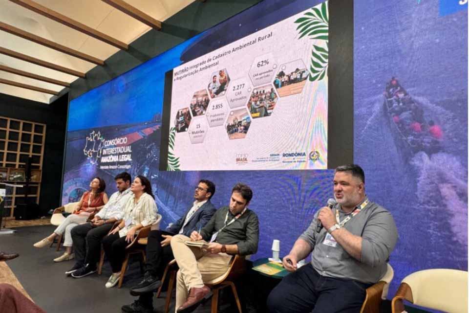 Governo de Rondônia apresenta avanços voltados à Regularização Ambiental durante painel na COP 30
