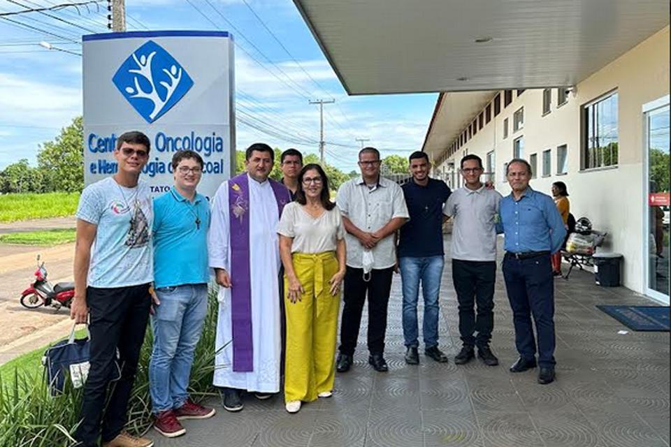 ASSDACO e Centro Oncológico de Cacoal recebem visita especial; um momento de fé, solidariedade e esperança