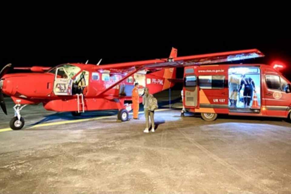 Governo de Rondônia realiza transporte aeromédico para salvar vidas e fortalece atendimento a pacientes graves