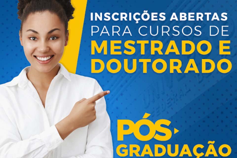 Universidade Federal de Rondônia tem inscrições abertas para Mestrados e Doutorados