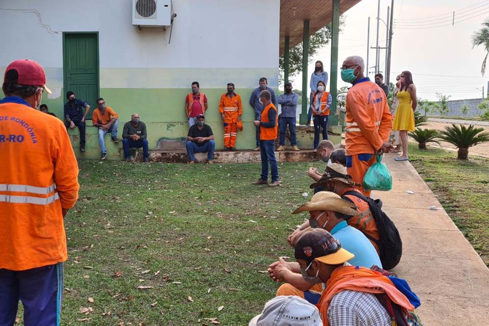 Servidores do DER participam de palestra da Campanha de Prevenção ao Assédio Moral e Sexual