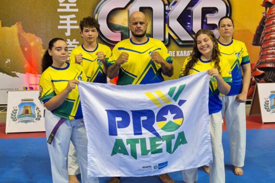 Rondônia conquista nove medalhas no Brasileiro de Karatê com apoio do programa Pró-Atleta