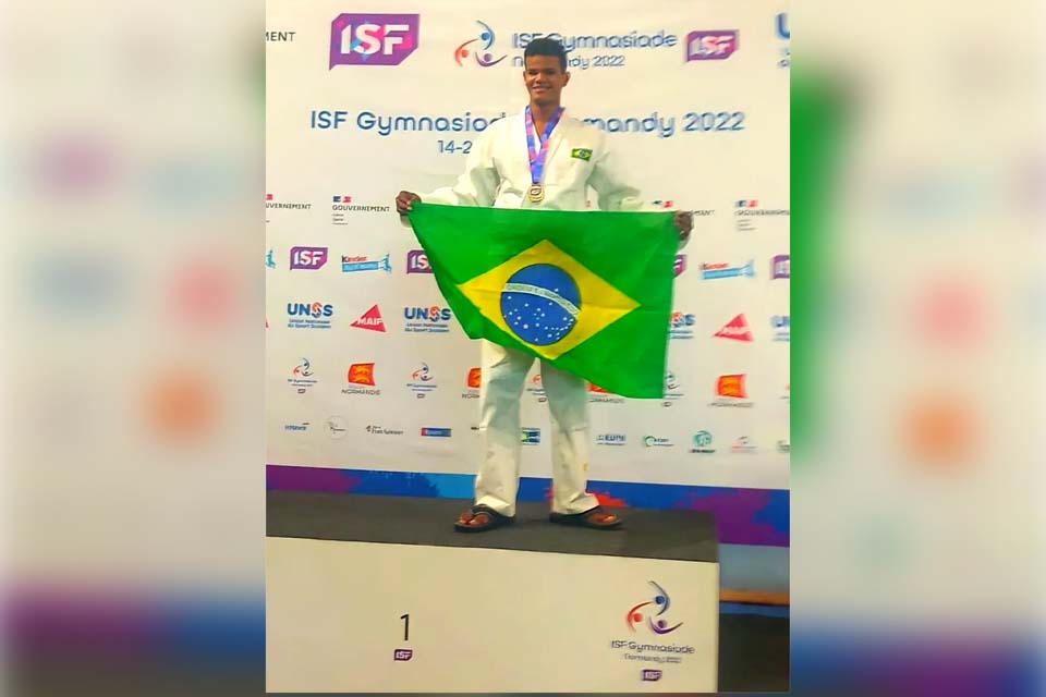 Tetracampeão brasileiro escolar de judô, rondoniense vai em busca da 5ª medalha consecutiva