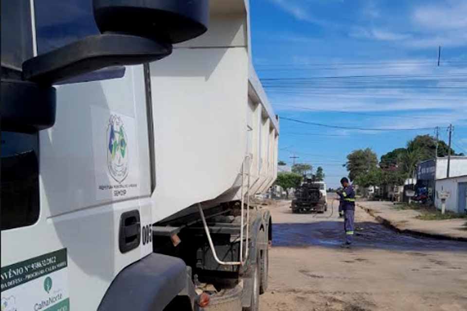 Prefeitura recupera vias de acesso aos bairros de Ji-Paraná