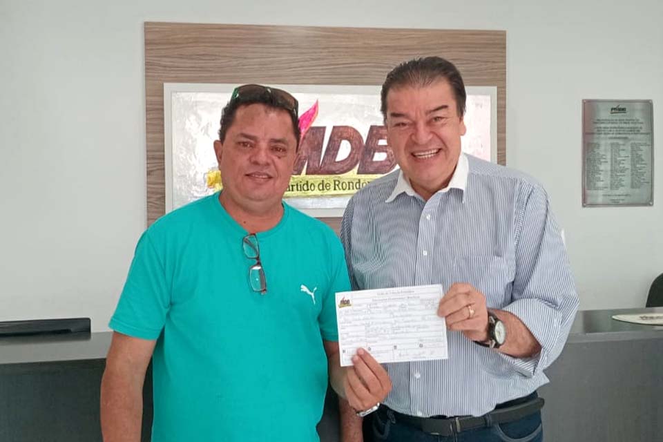Servidor público Luiz Porto se filia ao MDB e lança sua pré-candidatura a vereador