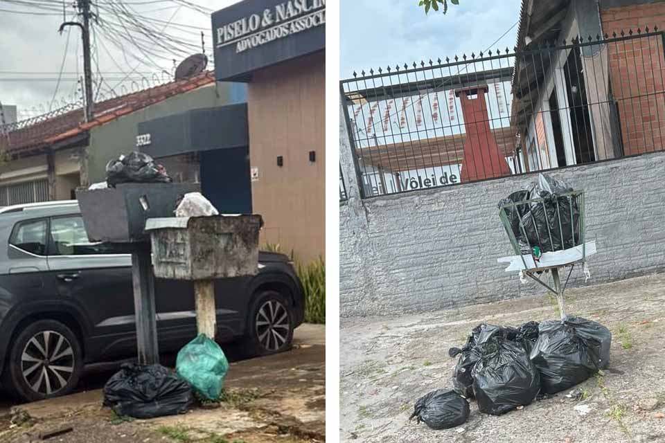 Centro de Porto Velho amanhece com entulhos de lixo mesmo após ameaça de multa de quase R$ 1 milhão à EcoPVH