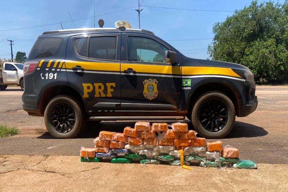 PRF em Rondônia apreende 43 tabletes de pasta base de cocaína