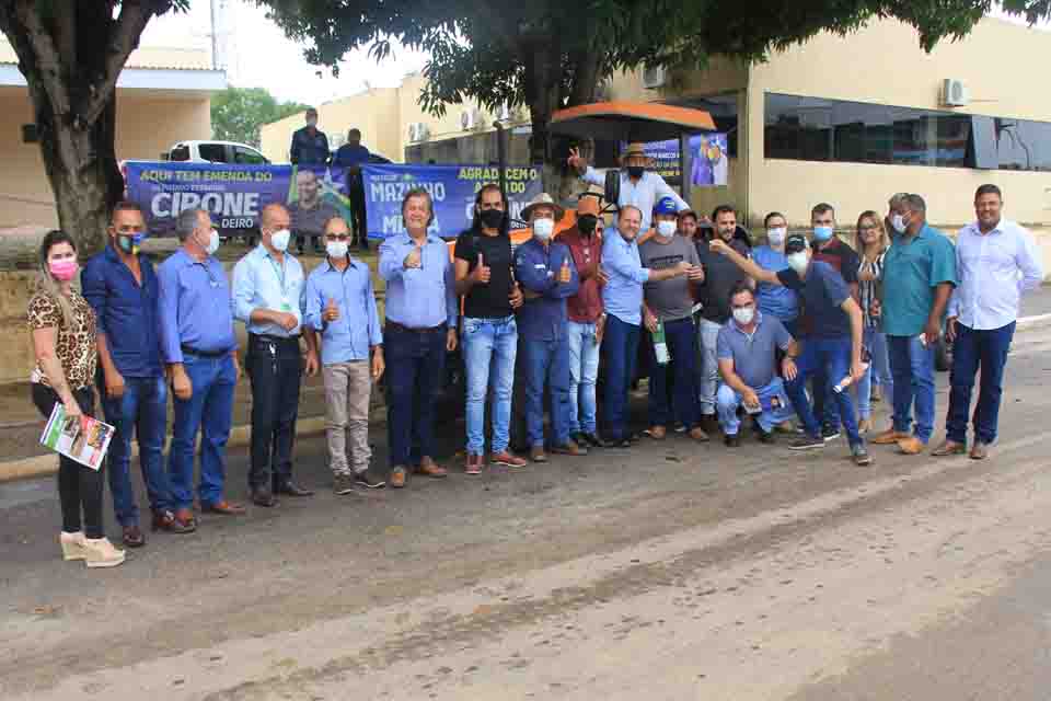 Lideranças e agricultores de Ministro Andreazza reconhecem trabalho do deputado Cirone Deiró