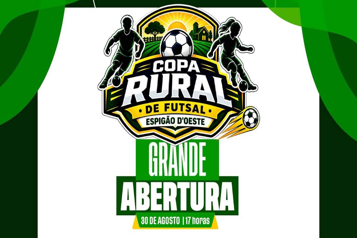 Copa Rural de Futsal começa neste domingo 30 de agosto em Rio Claro