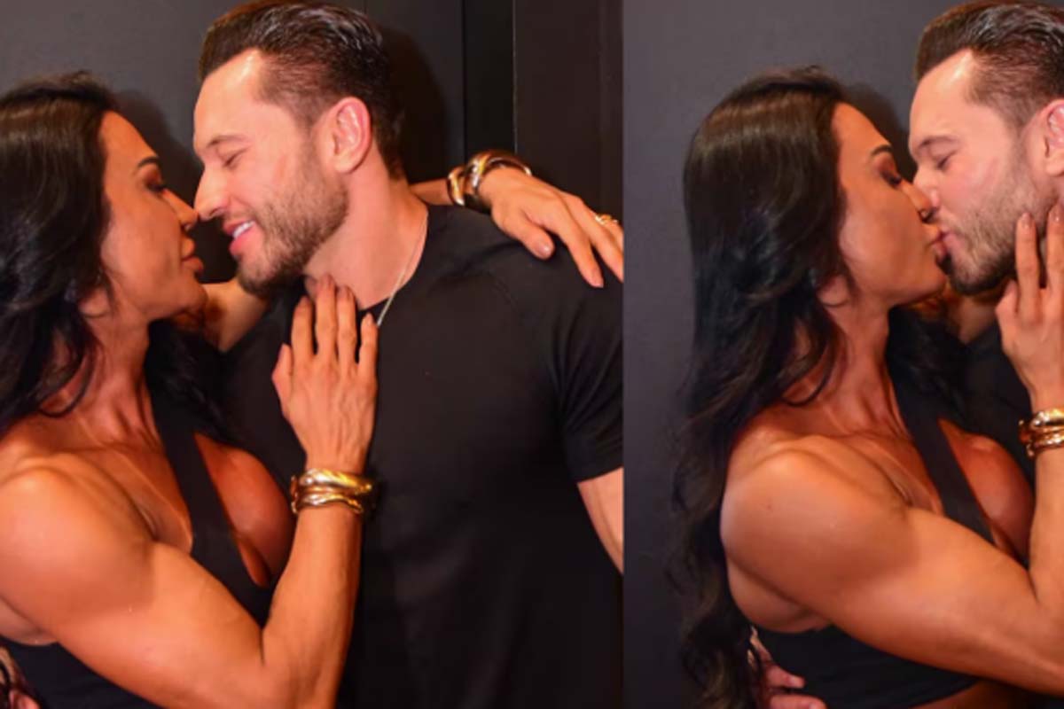 Gracyanne Barbosa troca beijos com o namorado em evento fitness e fala do futuro da relação