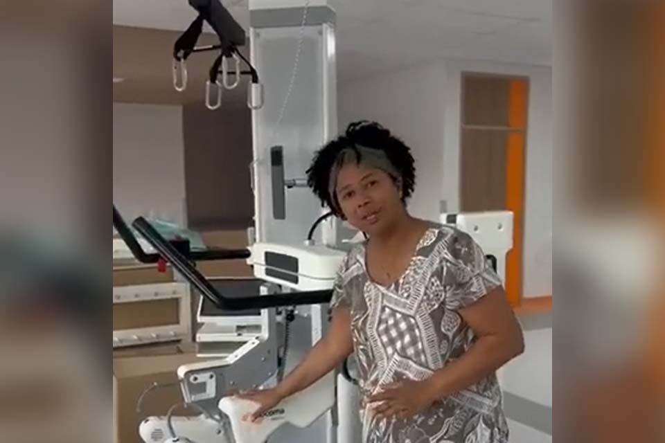 Centro de Reabilitação do Hospital do Amor: Sílvia Cristina apresenta equipamento de ponta para pacientes voltarem a andar