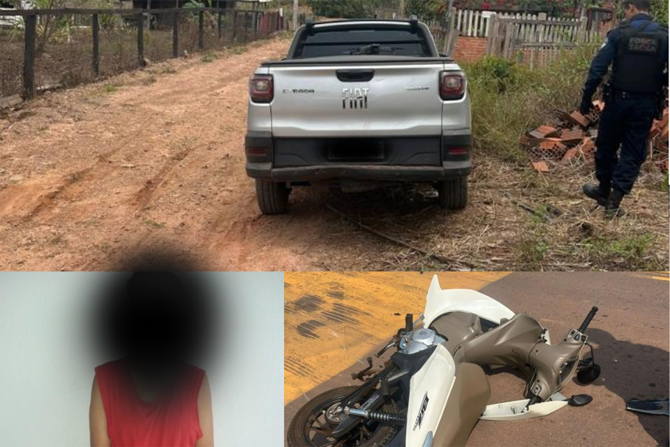 PM recupera veículos roubados e apreende drogas em Espigão