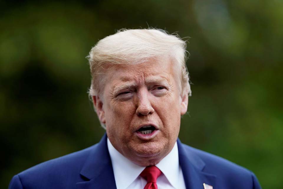 Trump renova ameaça de cortar laços com a China