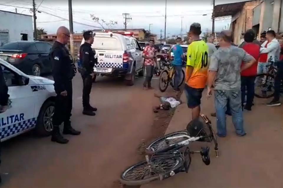 Suspeito de furtar residência é surrado pela população na zona leste