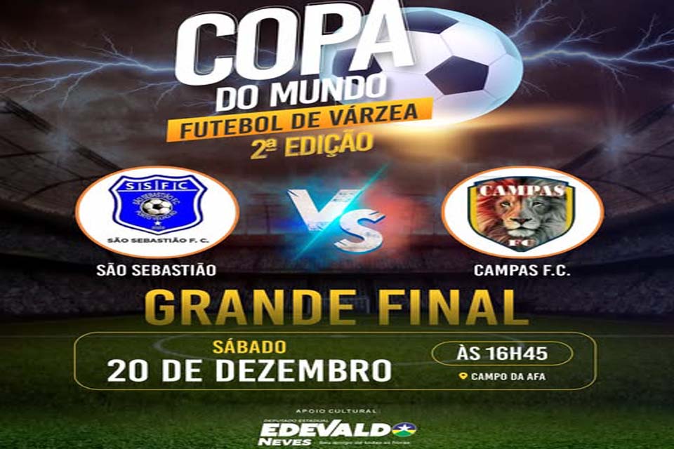 Final da Copa do Mundo de Várzea acontece neste sábado em Porto Velho