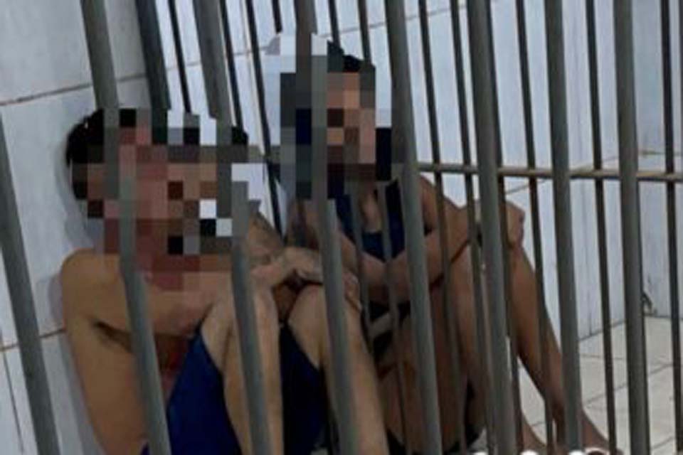 Casal é preso com drogas e familiares investem contra a PM