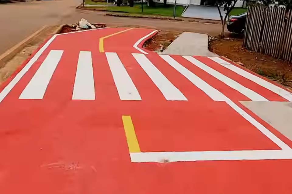 Mobilidade: Prefeitura de Pimenta Bueno conclui obra da ciclovia no município