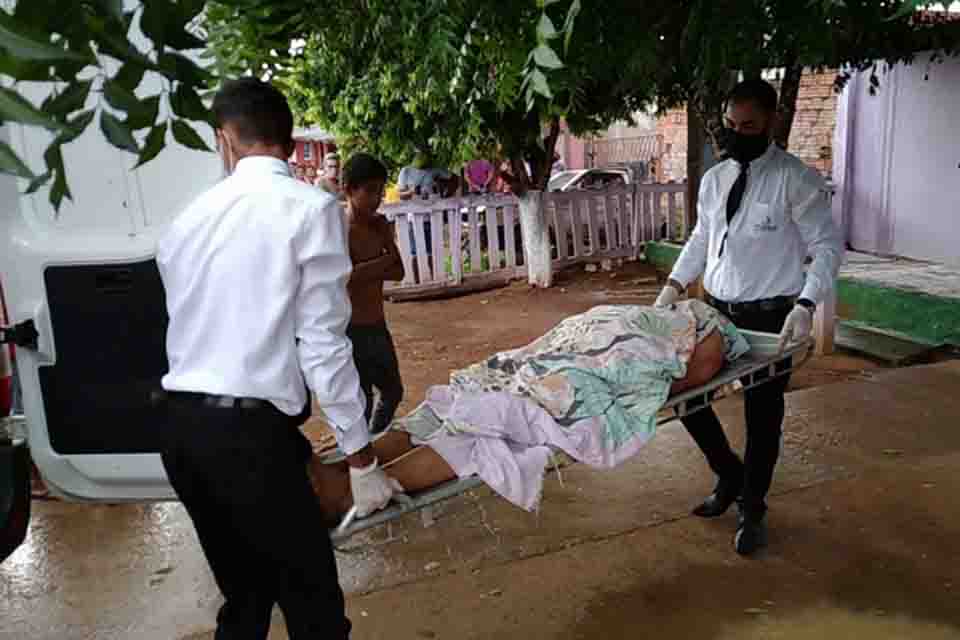 Homem de 60 anos é executado com varios tiros de pistola