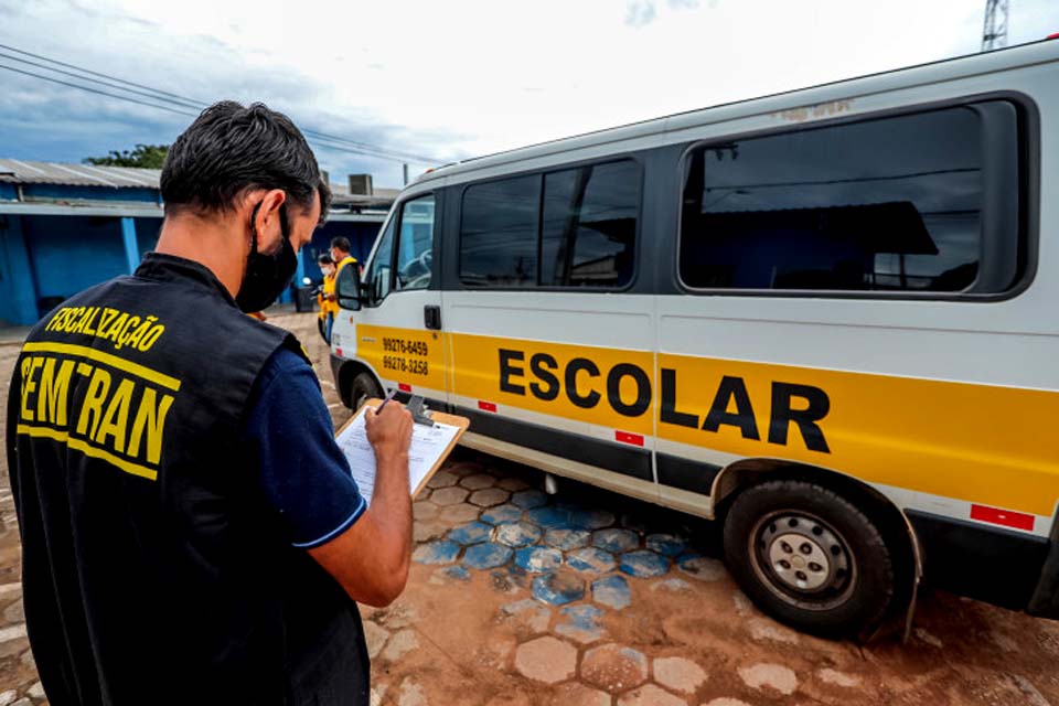 Em Porto Velho, vistoria no transporte escolar deve ser agendada por telefone