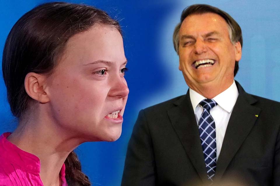 VÍDEO - Bolsonaro chama Greta Thunberg de pirralha