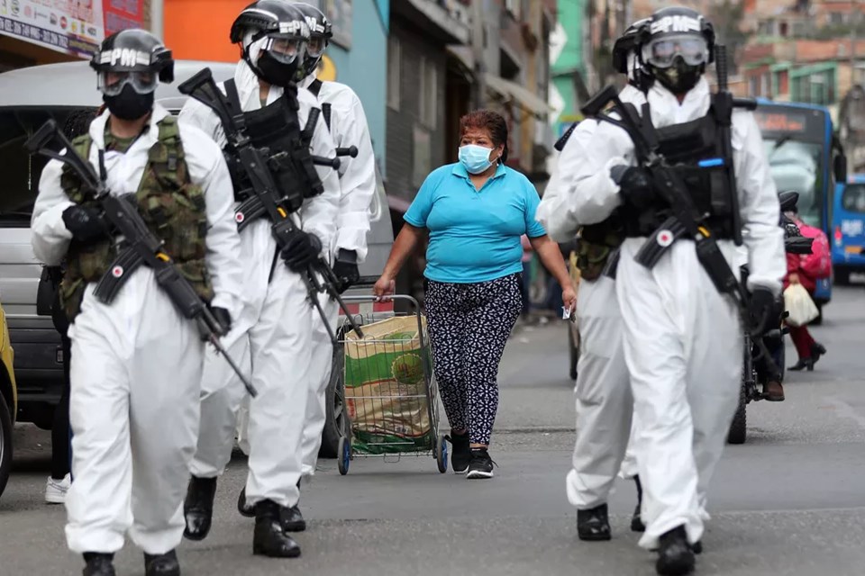 Cerca de 3,5 milhões de pessoas voltam à quarentena na Colômbia