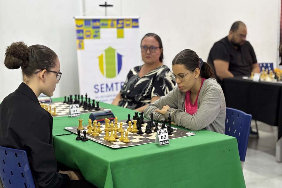 Seletiva de xadrez em Porto Velho escolhe atletas para os Jogos Intermunicipais de Rondônia