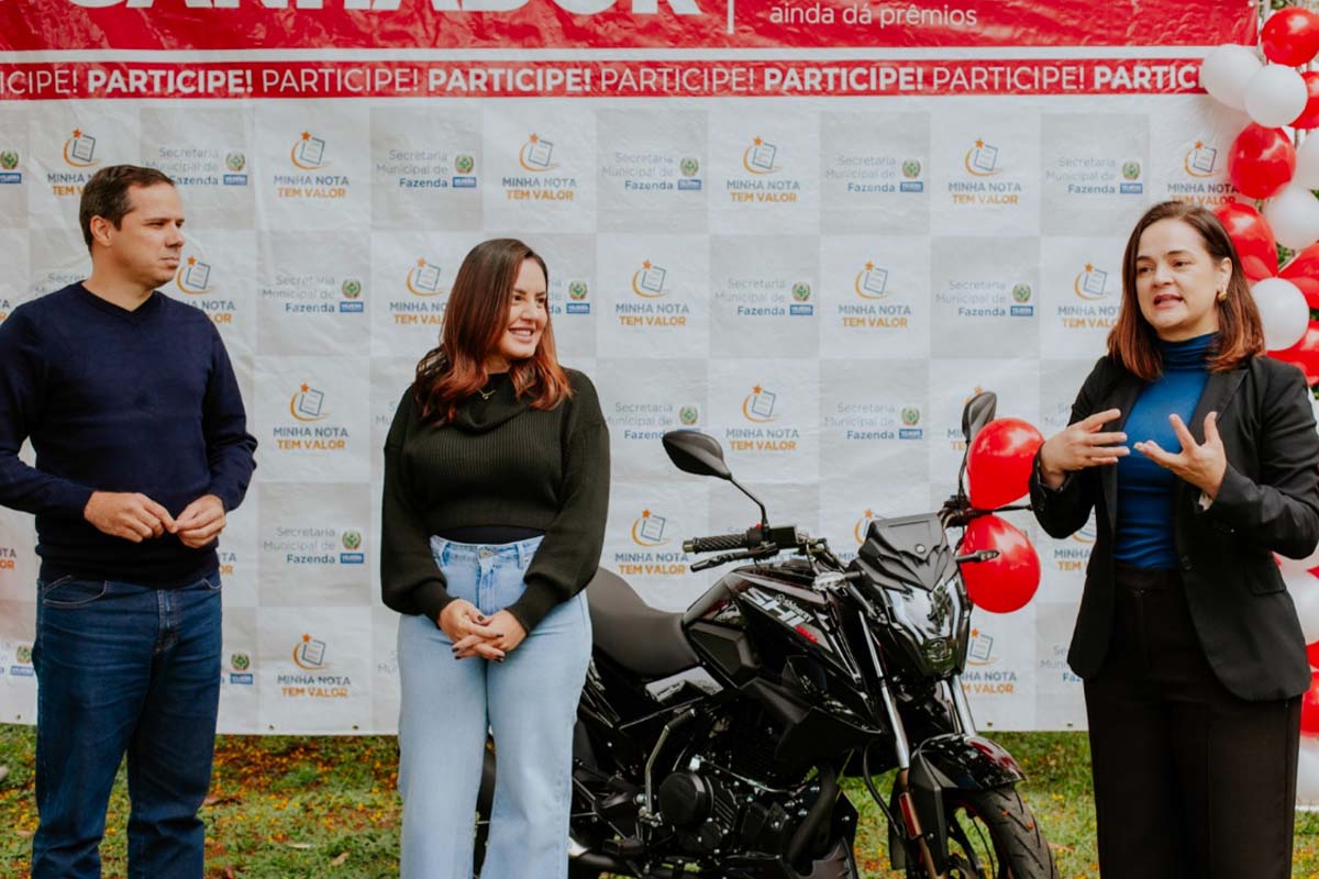 Programa “Minha Nota Tem Valor Para Vilhena” sorteia prêmios em dinheiro, motos e carro 0km