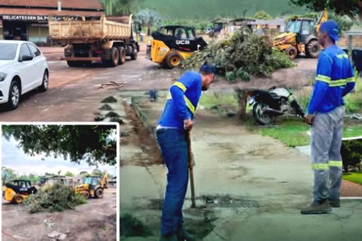 SEMOD continua intensificando os trabalhos de limpeza, manutenção e conservação dos espaços públicos do município