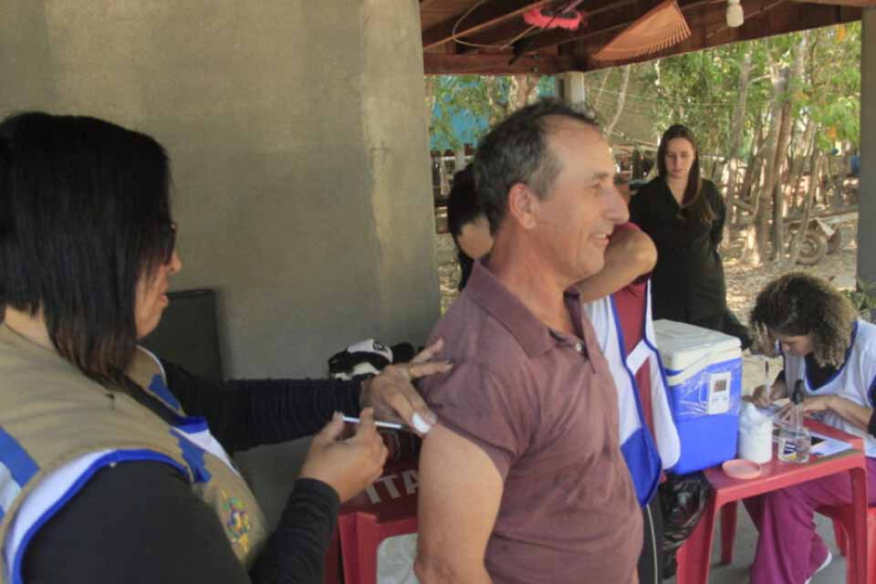 Campanha de vacinação do governo chega às comunidades rurais e ribeirinhas de Cabixi 