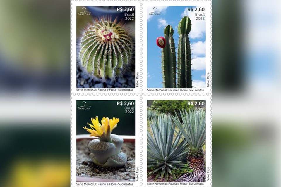 Correios lançam selo em homenagem à flora brasileira