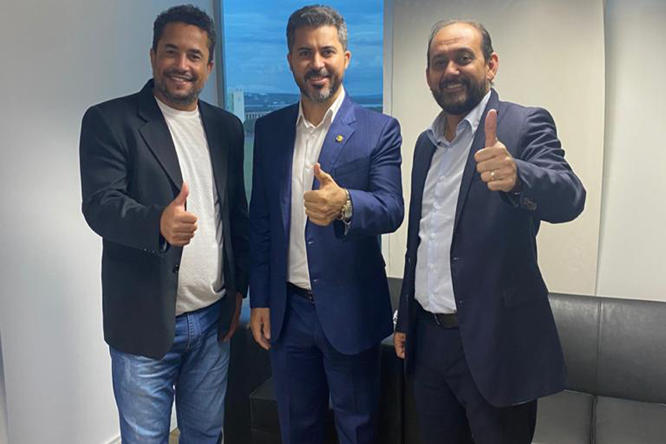 Presidente Laerte Gomes e prefeito eleito de Ji-Paraná, Isaú Fonseca garantem mais de R$ 15 milhões de investimentos no município