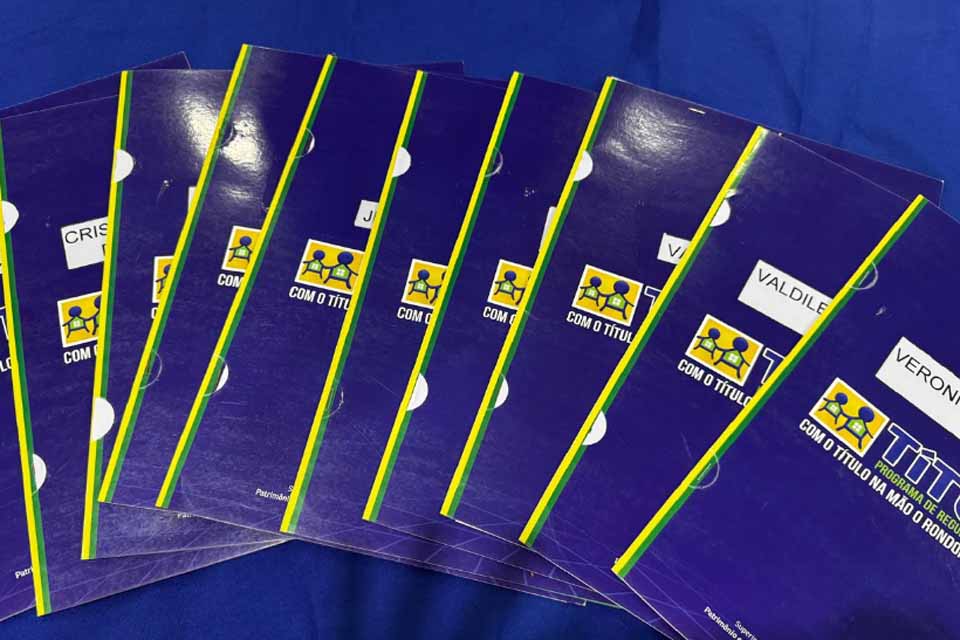 Programa Título Já: governo entrega títulos definitivos na cidade de Parecis