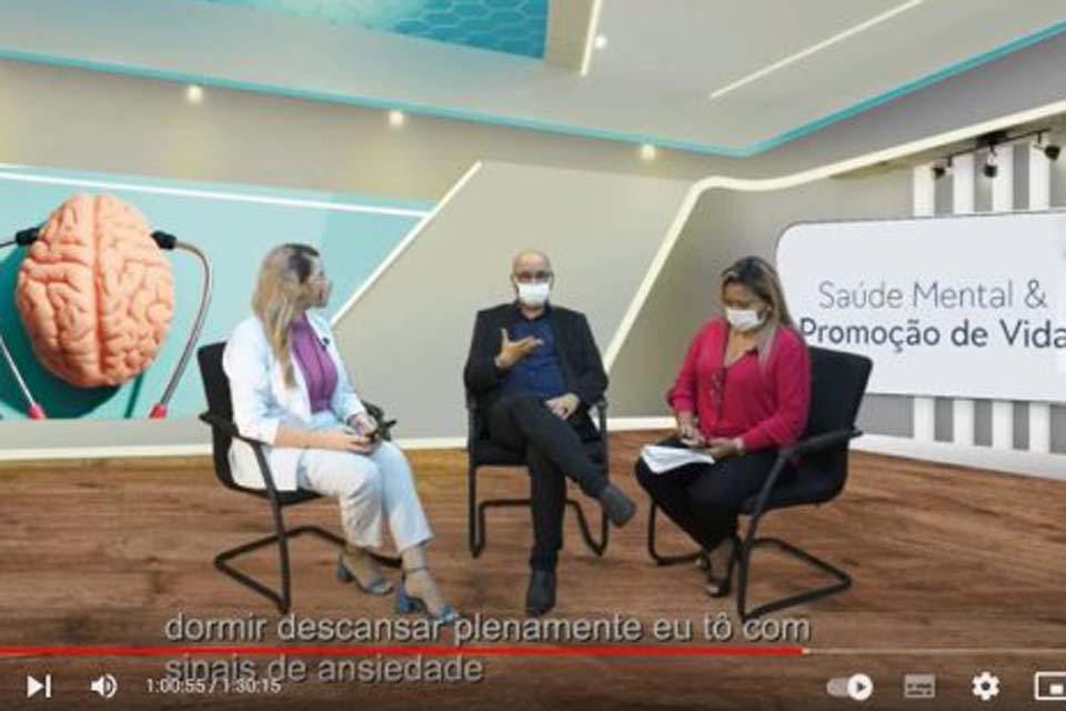 Seduc realiza live com tema “Saúde Mental e Promoção da Vida” referente à Campanha Janeiro Branco