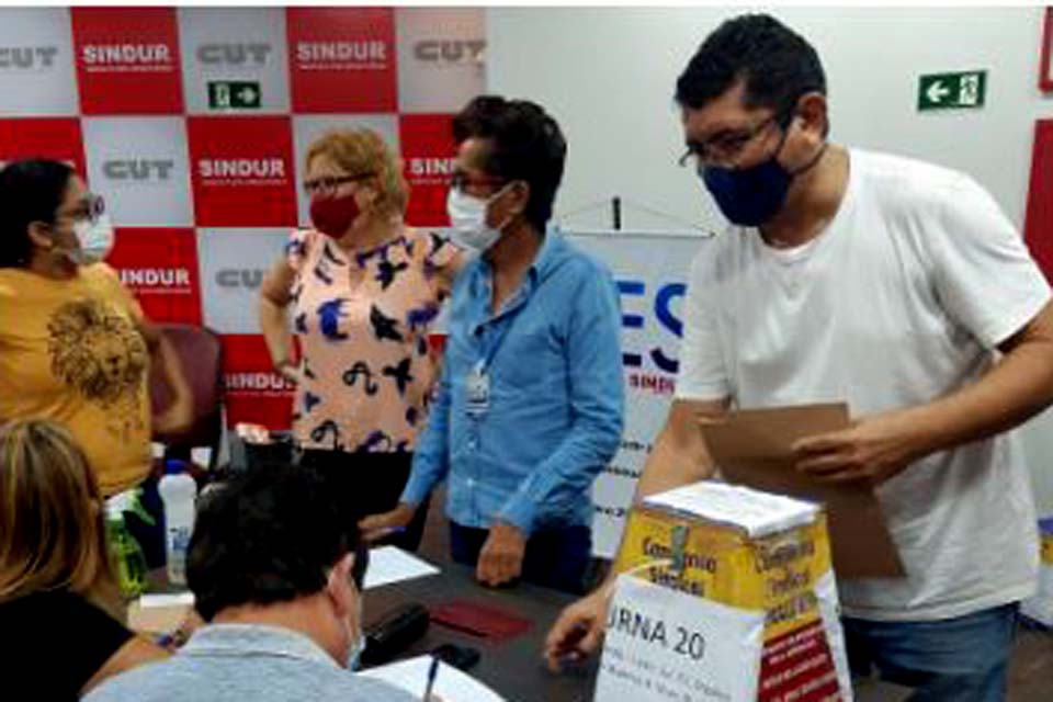 Eleições do Sindicato dos Urbanitários de Rondônia - SINDUR: CHAPA 1 – A Luta Continua! é reeleita com 96% dos votos válidos