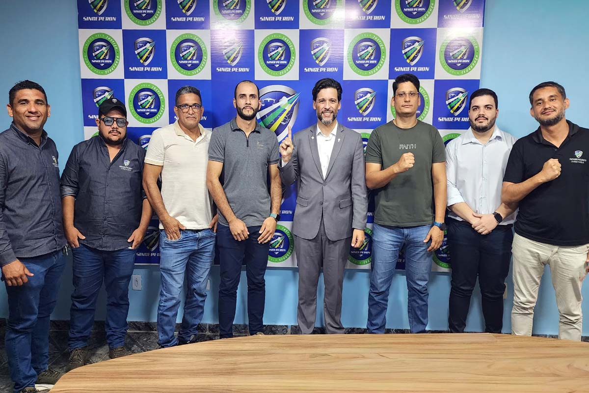 Delegado Camargo se reúne com SINGEPERON e reforça defesa da Polícia Penal de Rondônia