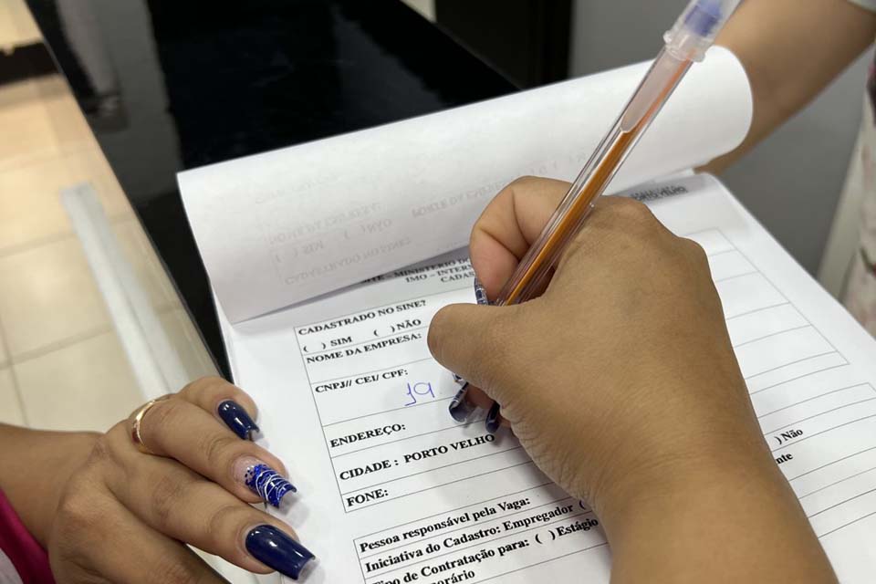 Sine Municipal busca candidatos para diversas áreas em Porto Velho