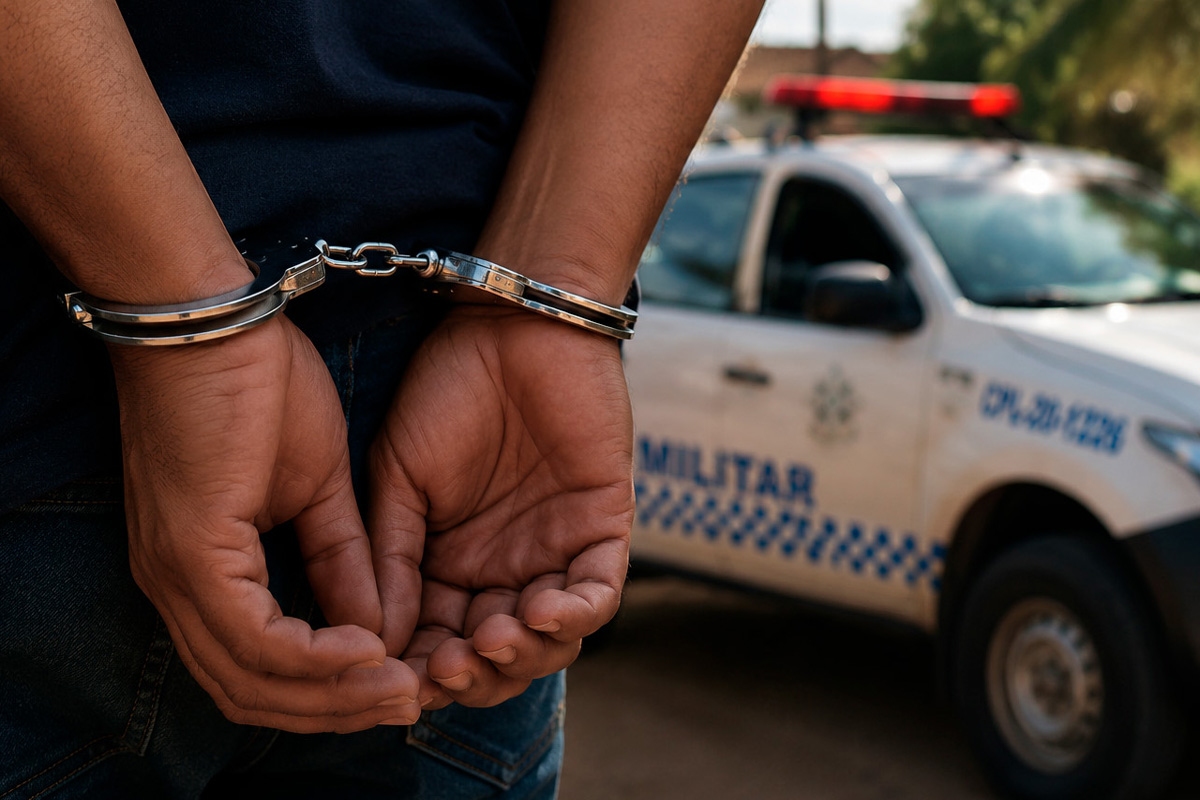 Polícia Militar captura foragido da justiça durante abordagem