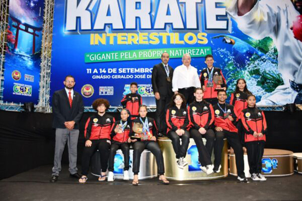 Atletas de Vilhena representam Rondônia no 32º Campeonato Brasileiro de Karatê Interestilos em São Paulo